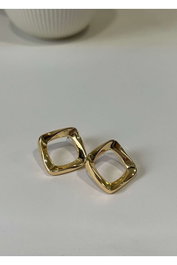 Heliophilia Silver Pendientes de Latón Dorados
